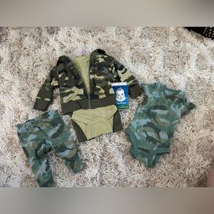 Gerber and Child of Mine NWT newborn camo